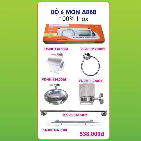 Bộ 6 món A-888